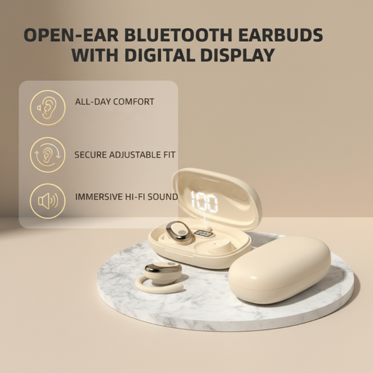 Bluetooth 5.4 pro stabilní připojení – otevřená Bluetooth sluchátka. Na dobírku! 📶