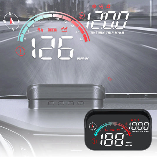 Vždy přesně víte, jak rychle jedete – HUD displej s GPS. Na dobírku! 🚗