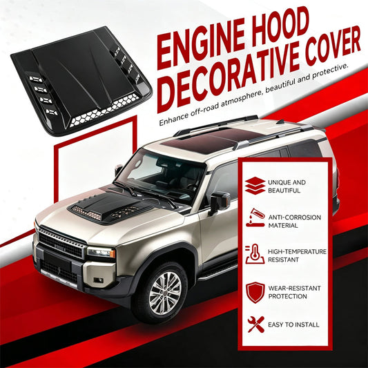 Sportovní vzhled během několika minut bez vrtání – dekorační ventilace na kapotu z ABS. Na dobírku! 🏎️
