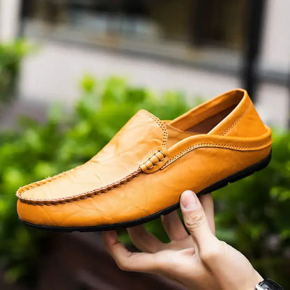 Unavují vás nohy po celodenním stání? – ručně šité kožené mokasíny – objevte luxusní pohodlí pro každý den. Na dobírku! 👞