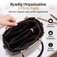 ✨Elegant damhandväska med handtag och axelrem