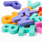 🐶 26-dílná dřevěná puzzle hračka – Učení písmen a zvířat hravě 📦