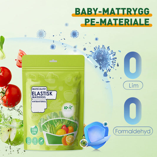 🧴 100 ks elastických potravinových krytek – Potravinářský materiál s antibakteriální úpravou ✨