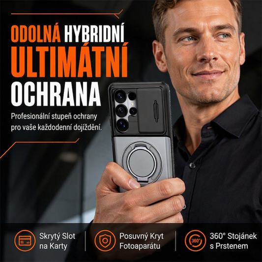 📱 Nárazuvzdorný kryt se skrytým držákem – 2v1, praktický, bezpečný ✨