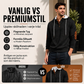 📢🎉50 % rabatt!!!🛍️✨Jacquard-hoodie för herrar för fritiden
