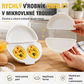 2v1 výrobník omelet a vařič na vejce do kelímků
