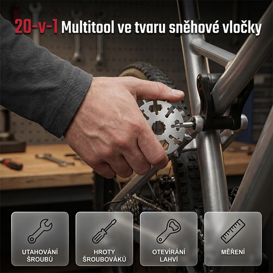 🛠️ 20 v 1 sněhová vločka – Multifunkční nástroj, vždy po ruce 🔥