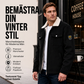 Varm manchesterjacka för män, vinter
