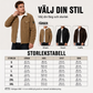 Varm manchesterjacka för män, vinter