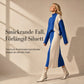 🍂 Höst-/vintererbjudande ✨ 2-delat stickat set för damer i färgblock – varm tröja och elegant kjol för en chic look