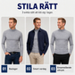 😎 Mjuk och stretchig herrtröja med låg ståkrage