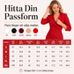👗 Damkostymklänning med V-ringning och 3/4-ärmar – elegant, bekväm och lätt att kombinera