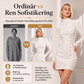 👗 Kort damklänning med cape-inspirerad design och veckad passform