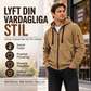 😎 Värmande huvjacka i avslappnad stil för män