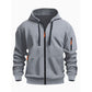😎 Värmande huvjacka i avslappnad stil för män