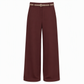 👖 Casual bredbyxor av kostymmaterial for kvinnor, langbyxor for host och vinter