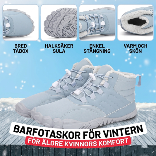 🌊 Halkfria och vattentäta vinterskor att bära barfota (för både män och kvinnor)