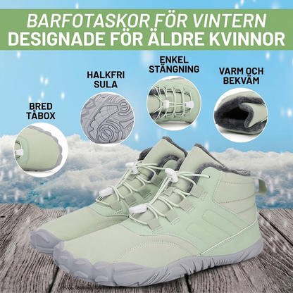 🌊 Halkfria och vattentäta vinterskor att bära barfota (för både män och kvinnor)