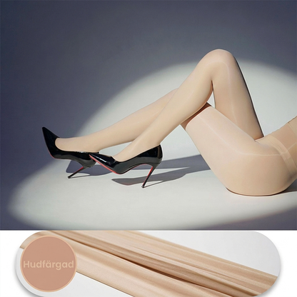 【✨2-pack】Glansiga Strumpbyxor Dam – Transparenta & Slitstarka