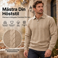 🧶 Matt jacquardstickad tröja för män