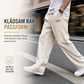 🤳 Herrbyxor i corduroy, elastisk midja med dragsko – lös passform, raka ben