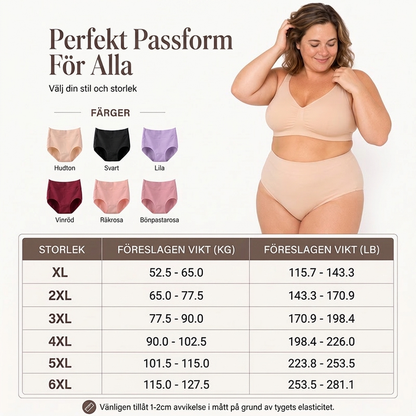 【✨ 1 + 2 gratis - 3 st 】🌸 Bekväma menstruationstrosor (stora storlekar) – andningsbara, formande och läckagesäkra