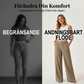 💋 Lösa byxor med vida ben för damer