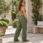 👖 Avslappnade retro-jeansbyxor i corduroy