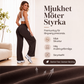 🏃‍♀️ Löst sittande yogabyxor med hög midja för damer