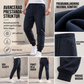 📢🎉50 % rabatt!!! 🛍️✨Varma joggingbyxor för herrar med fickor med dragkedja