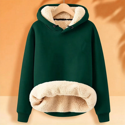🧣 Tjocka hoodies för män, med foder av sherpa-foder