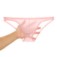 Bezešvé ultratenké průhledné sexy kalhotky Ice Silk