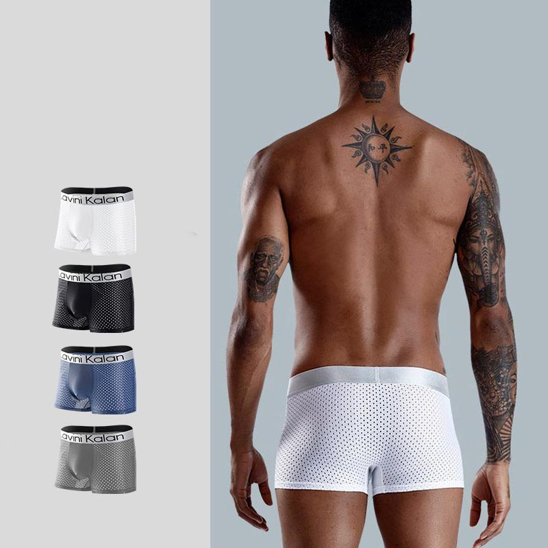 Pánské ultraprodyšné slipy Mesh Ice Silk Briefs