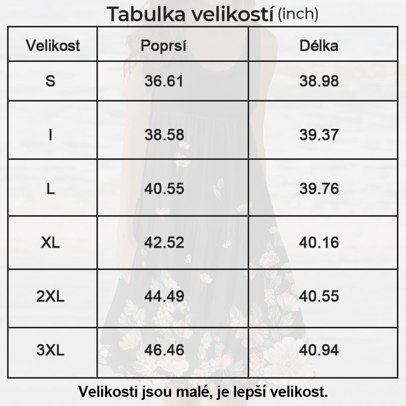 Šaty ve stylu plisované vesty s potiskem