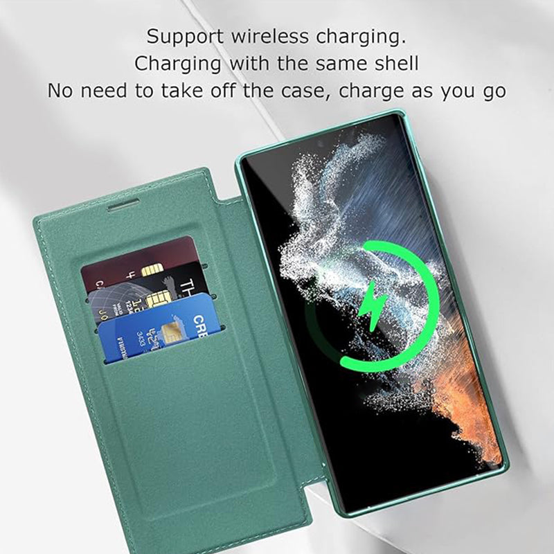 💖Nové horké pouzdro na telefon Samsung s koženou texturou a držákem karet💖Samsung