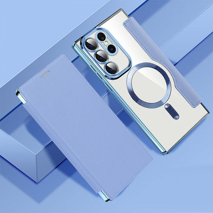 💖Nové horké pouzdro na telefon Samsung s koženou texturou a držákem karet💖Samsung