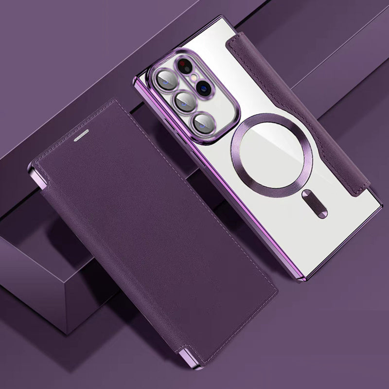 💖Nové horké pouzdro na telefon Samsung s koženou texturou a držákem karet💖Samsung