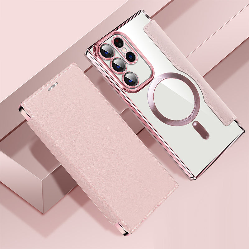 💖Nové horké pouzdro na telefon Samsung s koženou texturou a držákem karet💖Samsung