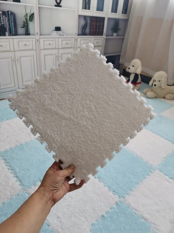💥 Plyšová pěnová podlahová rohož Patchwork（10 ks/ SET）4.2