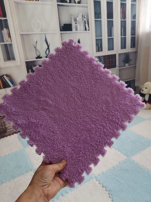 💥 Plyšová pěnová podlahová rohož Patchwork（10 ks/ SET）4.2