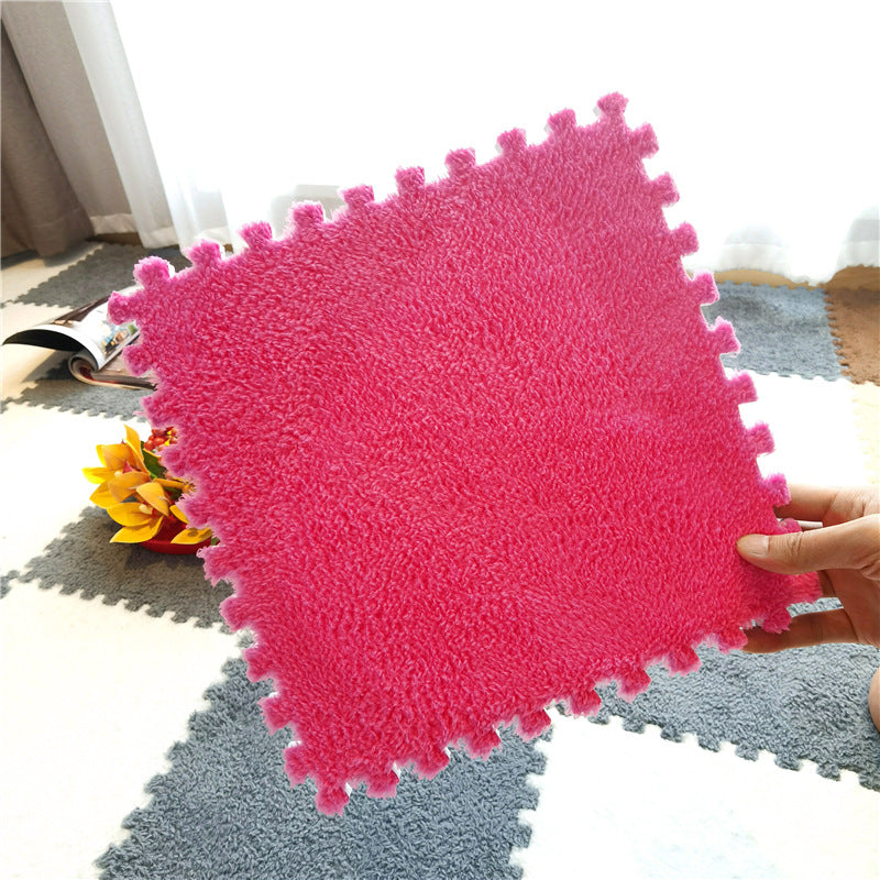 💥 Plyšová pěnová podlahová rohož Patchwork（10 ks/ SET）4.2