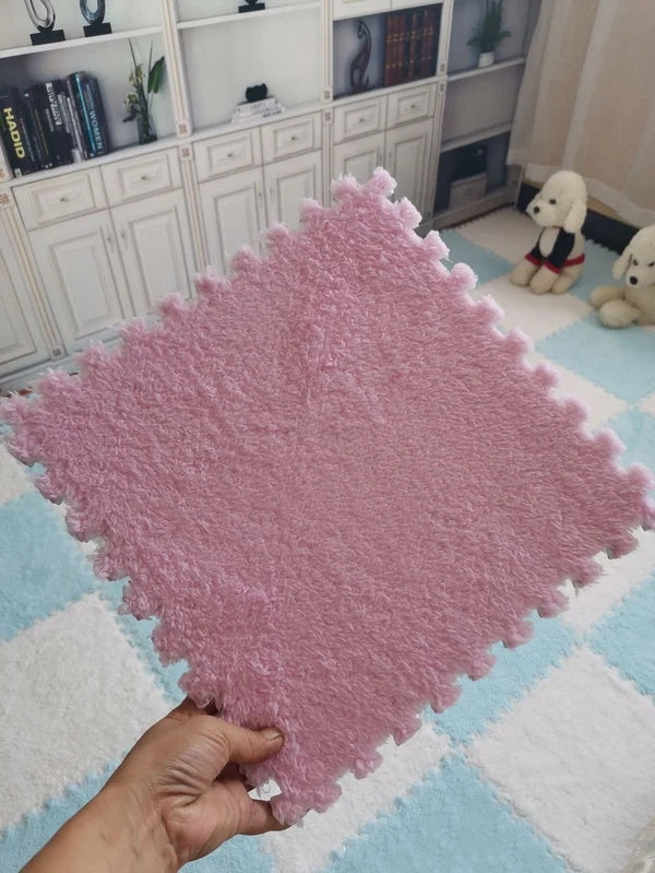 💥 Plyšová pěnová podlahová rohož Patchwork（10 ks/ SET）4.2