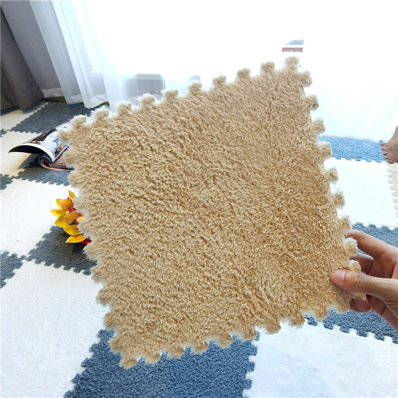 💥 Plyšová pěnová podlahová rohož Patchwork（10 ks/ SET）4.2