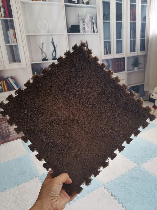 💥 Plyšová pěnová podlahová rohož Patchwork（10 ks/ SET）4.2