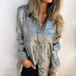 👗💖Přívěsek za límec, módní upgrade! Dámská ležérní módní košile s ohrnovacím límečkem, předveďte svůj jedinečný šarm👗💖. 3.12